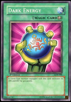 Dark Energy (LOB-088) - The Legend of Blue Eyes White Dragon Unlimited