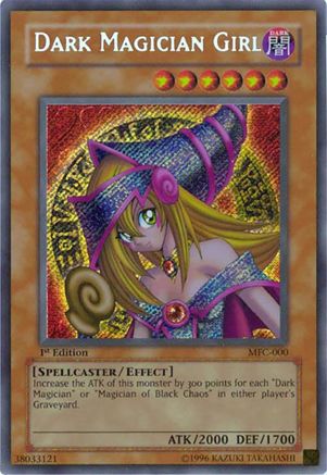 Dark Magician Girl (MFC-000) - Magician's Force 1st Edition