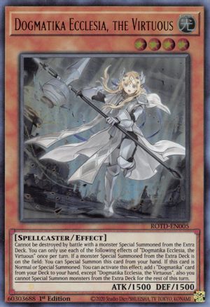 Dogmatika Ecclesia, the Virtuous (ROTD-EN005) - Rise of the Duelist 1st Edition