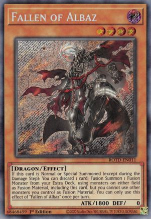 Fallen of Albaz (ROTD-EN011) - Rise of the Duelist 1st Edition