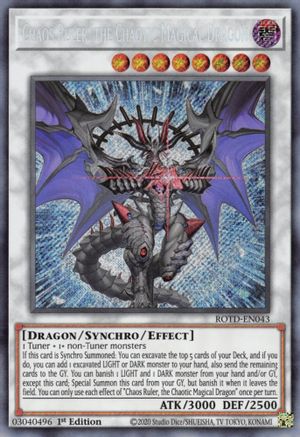 Chaos Ruler, the Chaotic Magical Dragon (ROTD-EN043) - Rise of the Duelist 1st Edition