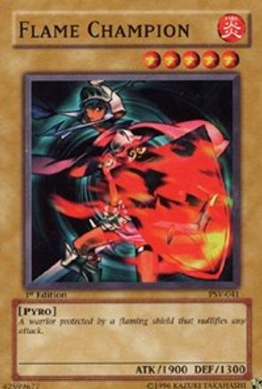 Flame Champion (PSV-041) - Pharaoh's Servant 1st Edition