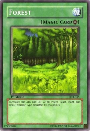 Forest (LOB-046) - The Legend of Blue Eyes White Dragon 1st Edition