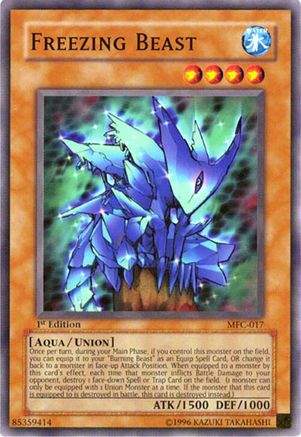 Freezing Beast (MFC-017) - Magician's Force 1st Edition