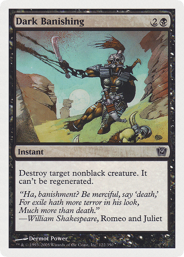 Dark Banishing (9ED-122) - 9th Edition Foil