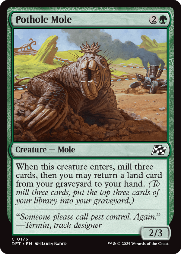 Pothole Mole (DFT-176) - Aetherdrift