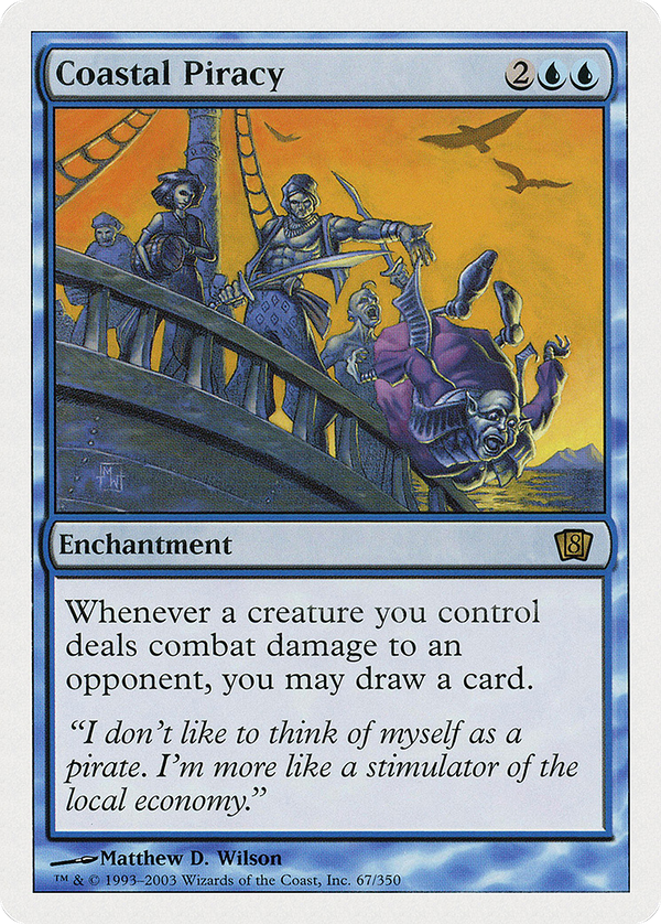 Coastal Piracy (8ED-067) - 8th Edition Foil