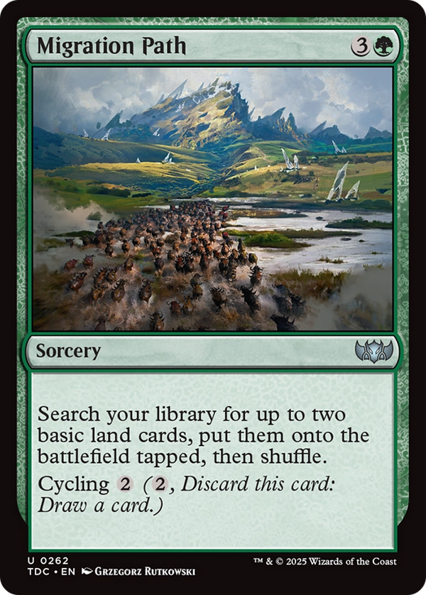 Migration Path (TDC-262) - Commander: Tarkir: Dragonstorm