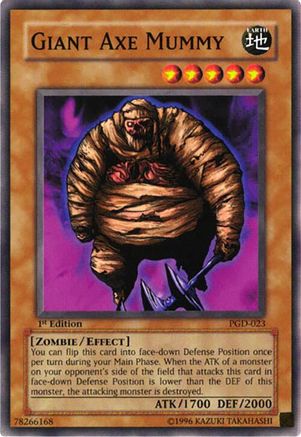 Giant Axe Mummy (PGD-023) - Pharaonic Guardian 1st Edition