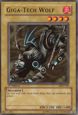 Giga-Tech Wolf (MRD-096) - Metal Raiders 1st Edition
