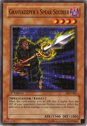 Gravekeeper's Spear Soldier (PGD-062) - Pharaonic Guardian 1st Edition