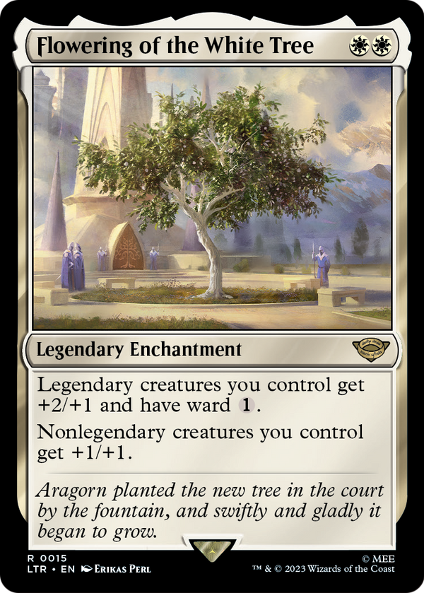 Flowering of the White Tree (LTR-015) - The Lord of the Rings: Tales of Middle-earth Foil