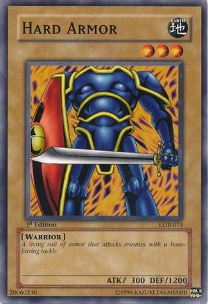 Hard Armor (LOB-074) - The Legend of Blue Eyes White Dragon 1st Edition