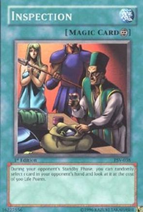 Inspection (PSV-038) - Pharaoh's Servant Unlimited