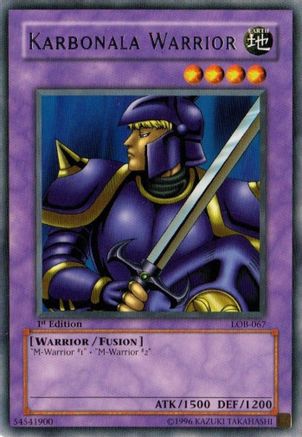 Karbonala Warrior (LOB-067) - The Legend of Blue Eyes White Dragon Unlimited
