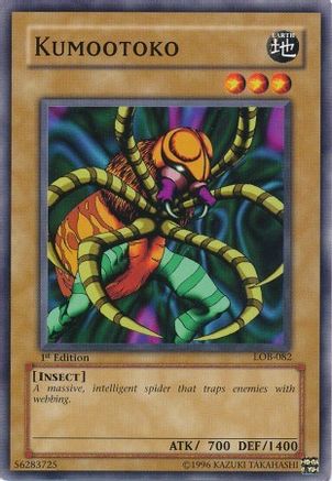 Kumootoko (LOB-082) - The Legend of Blue Eyes White Dragon 1st Edition
