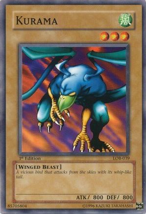 Kurama (LOB-039) - The Legend of Blue Eyes White Dragon 1st Edition