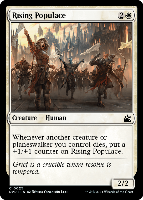 Rising Populace (RVR-025) - Ravnica Remastered