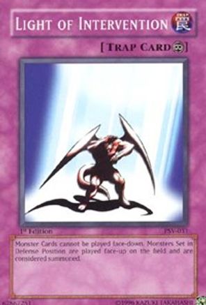 Light of Intervention (PSV-031) - Pharaoh's Servant 1st Edition