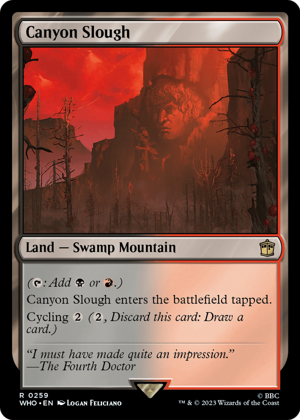 Canyon Slough (WHO-259) - Doctor Who Foil