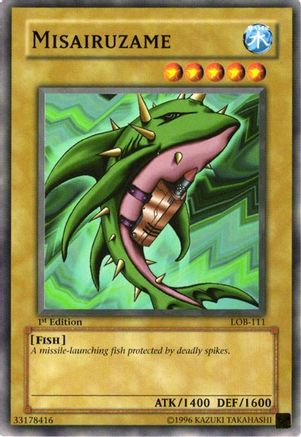 Misairuzame (LOB-111) - The Legend of Blue Eyes White Dragon 1st Edition