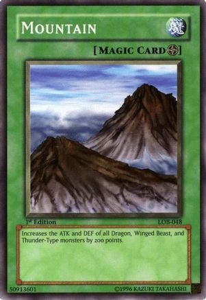 Mountain (LOB-048) - The Legend of Blue Eyes White Dragon Unlimited