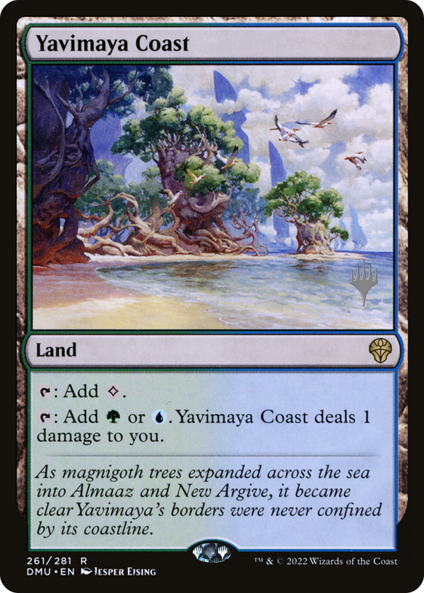 Yavimaya Coast (PPDMU-261) - Dominaria United Promos Foil