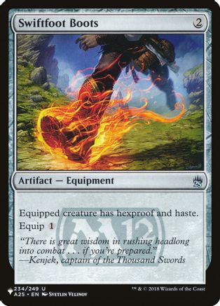Swiftfoot Boots (A25) (LIST-234/249) - The List Reprints Foil