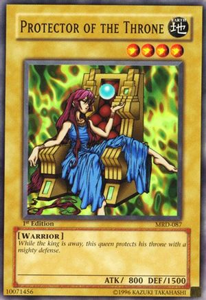 Protector of the Throne (MRD-087) - Metal Raiders 1st Edition