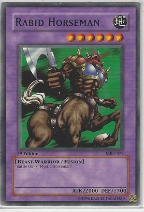 Rabid Horseman (MRD-077) - Metal Raiders 1st Edition