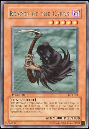 Reaper of the Cards (LOB-071) - The Legend of Blue Eyes White Dragon 1st Edition