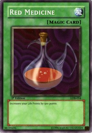 Red Medicine (LOB-054) - The Legend of Blue Eyes White Dragon Unlimited
