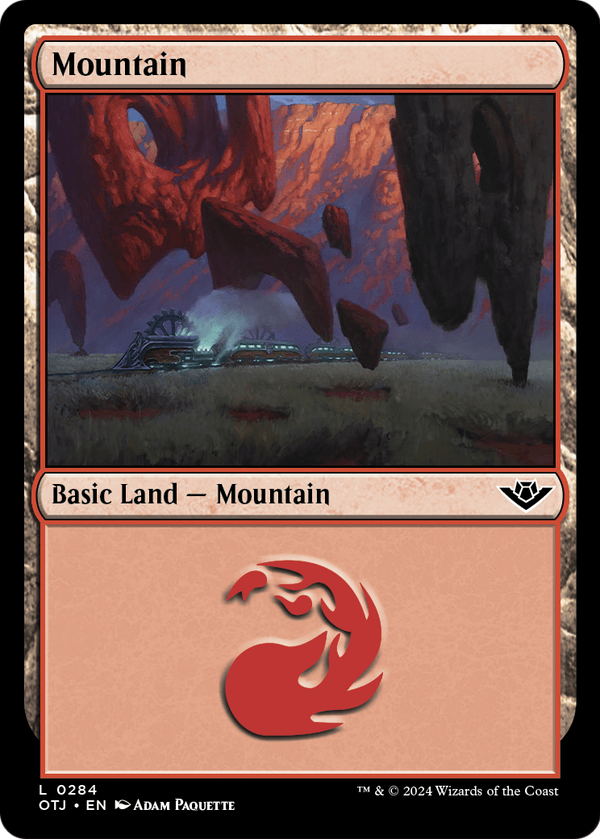 Mountain (0284) (OTJ-284) - Outlaws of Thunder Junction Foil