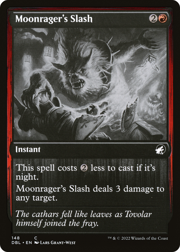 Moonrager's Slash (DBL-148) - Innistrad: Double Feature