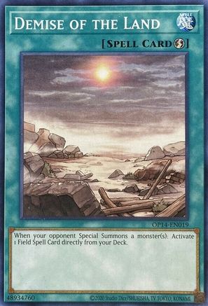 Demise of the Land (OP14-EN019) - OTS Tournament Pack 14 Unlimited