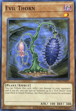 Evil Thorn (OP14-EN015) - OTS Tournament Pack 14 Unlimited