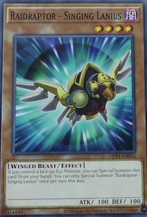 Raidraptor - Singing Lanius (OP14-EN016) - OTS Tournament Pack 14 Unlimited