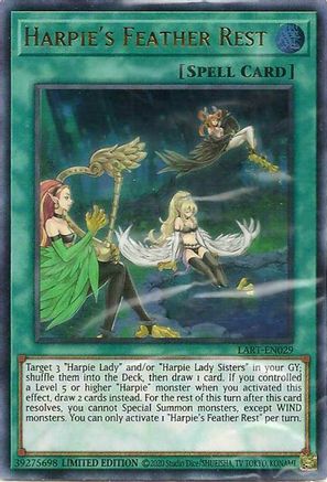 Harpie's Feather Rest (LART-EN029) - The Lost Art Promotion Limited