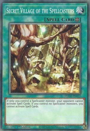 Secret Village of the Spellcasters (SDCH-EN022) - Structure Deck: Spirit Charmers 1st Edition