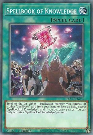 Spellbook of Knowledge (SDCH-EN023) - Structure Deck: Spirit Charmers 1st Edition