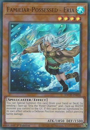 Familiar-Possessed - Eria (Alternate Art) (SDCH-EN038) - Structure Deck: Spirit Charmers 1st Edition