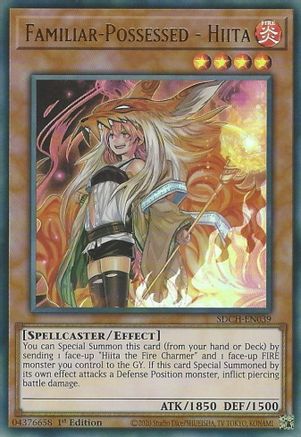 Familiar-Possessed - Hiita (Alternate Art) (SDCH-EN039) - Structure Deck: Spirit Charmers 1st Edition