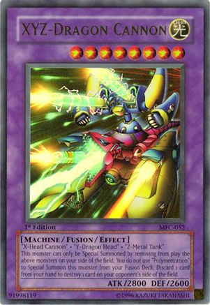 XYZ-Dragon Cannon (MFC-052) - Magician's Force 1st Edition