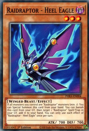 Raidraptor - Heel Eagle (PHRA-EN004) - Phantom Rage 1st Edition