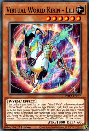 Virtual World Kirin - Lili (PHRA-EN013) - Phantom Rage 1st Edition