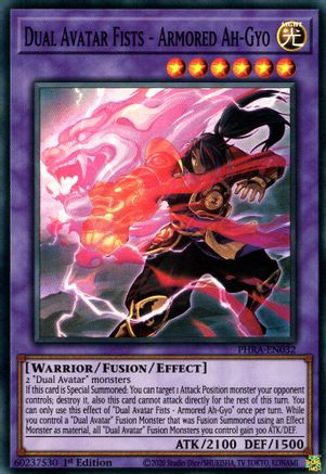 Dual Avatar Fists - Armored Ah-Gyo (PHRA-EN032) - Phantom Rage 1st Edition