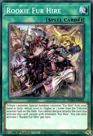 Rookie Fur Hire (PHRA-EN065) - Phantom Rage 1st Edition