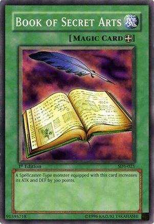 Book of Secret Arts (SDY-021) - Starter Deck: Yugi 1st Edition