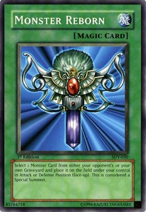 Monster Reborn (SDY-030) - Starter Deck: Yugi 1st Edition