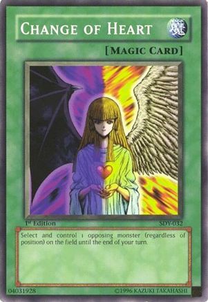 Change of Heart (SDY-032) - Starter Deck: Yugi 1st Edition